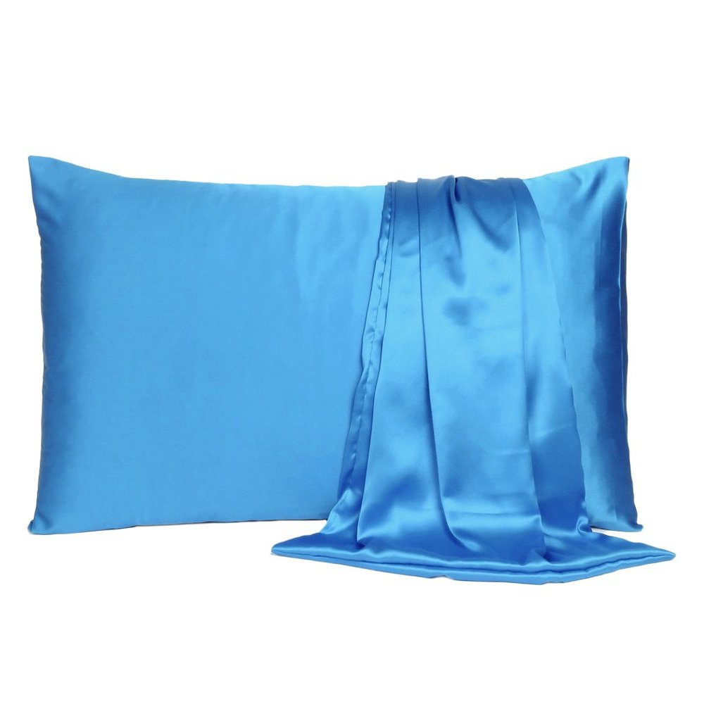 Oussum Satin Pillow Cover Soft Pillowcase Set of 2